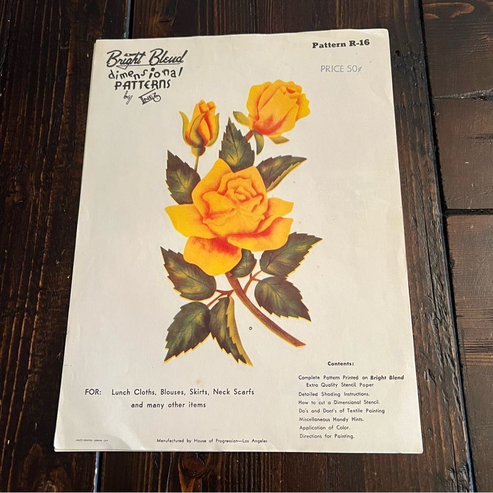 Vintage Bright Blend Dimensional Patterns by Inez